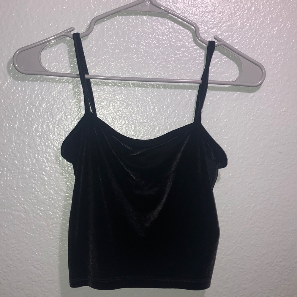 Velvet tank top